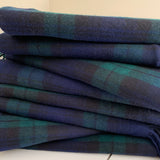 Black Watch - Recycled Wool Blend Scottish Tartan Blanket